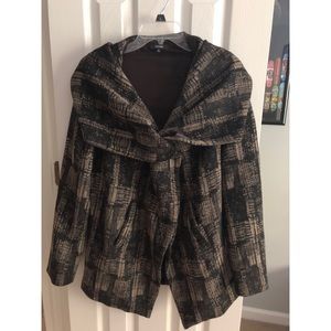 Funktional for Anthropologie Wool Cocoon Coat